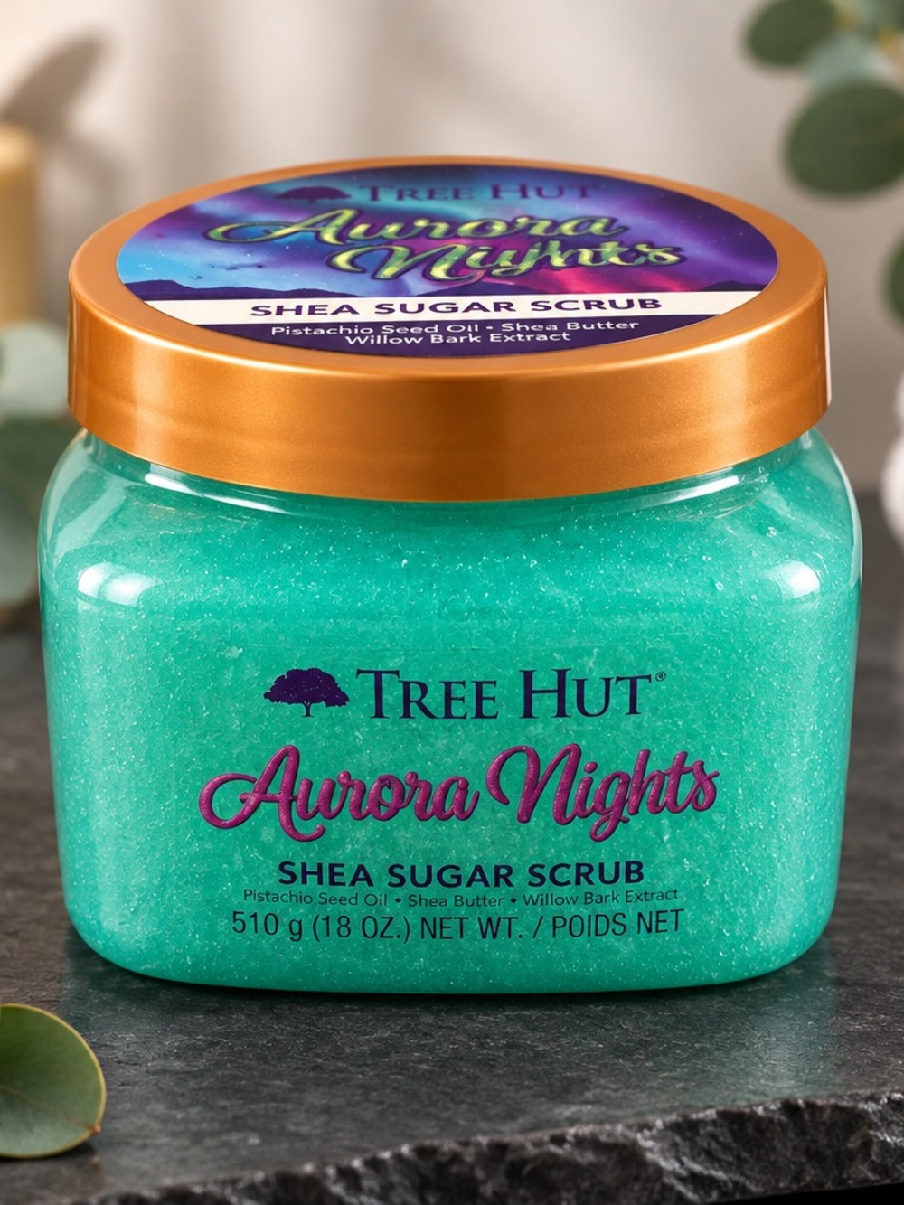 Tree Hut Aurora Nights Shea Sugar Scrub - Teal